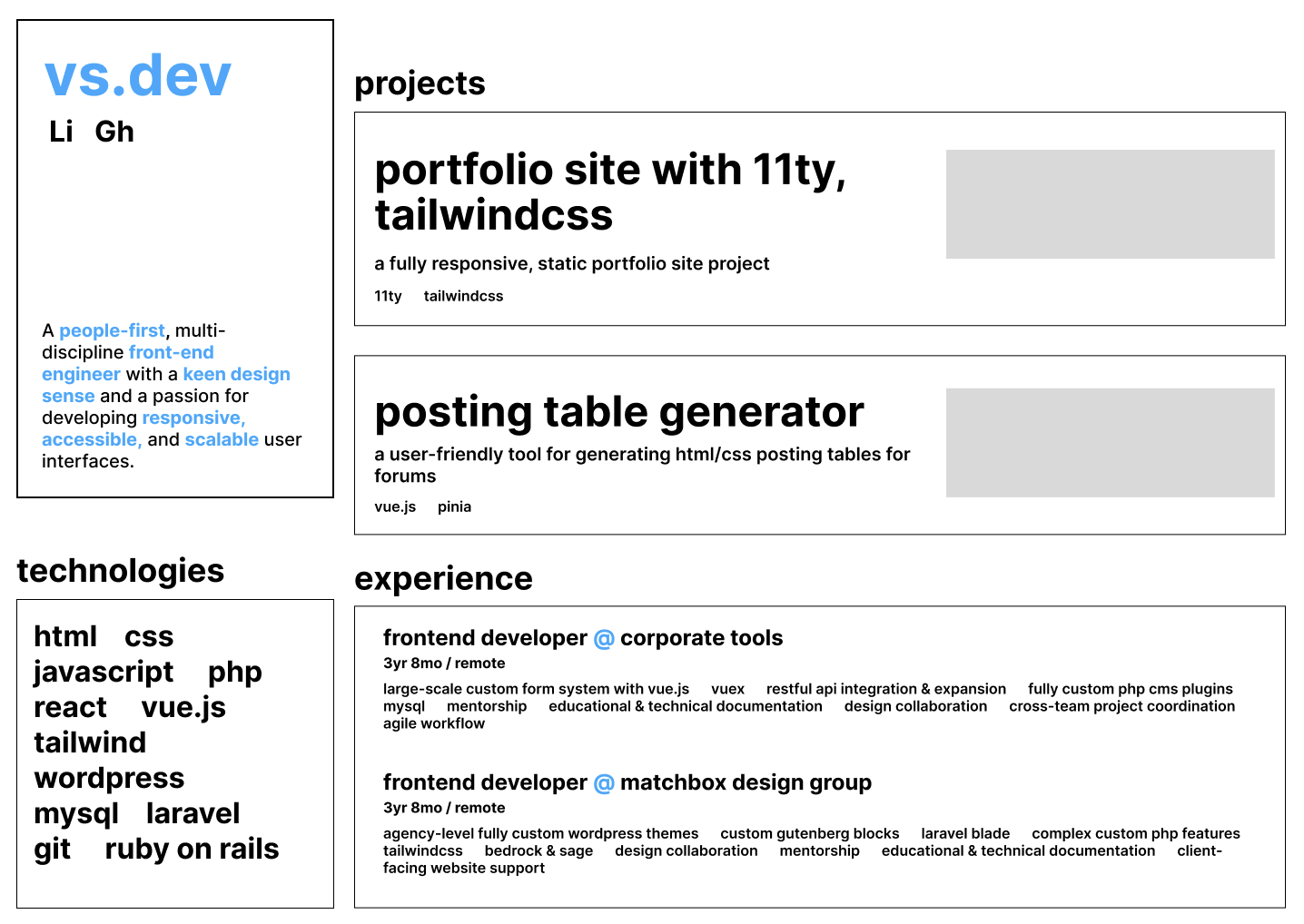 A screenshot of the Figma design comp for this site